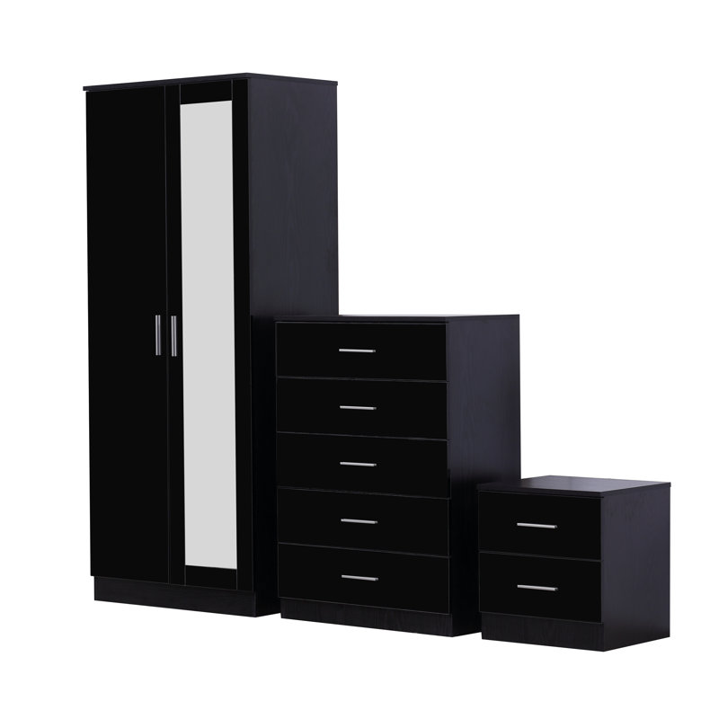 Zipcode Design 3-tlg. Schlafzimmermöbel-Set Eva & Bewertungen | Wayfair.de